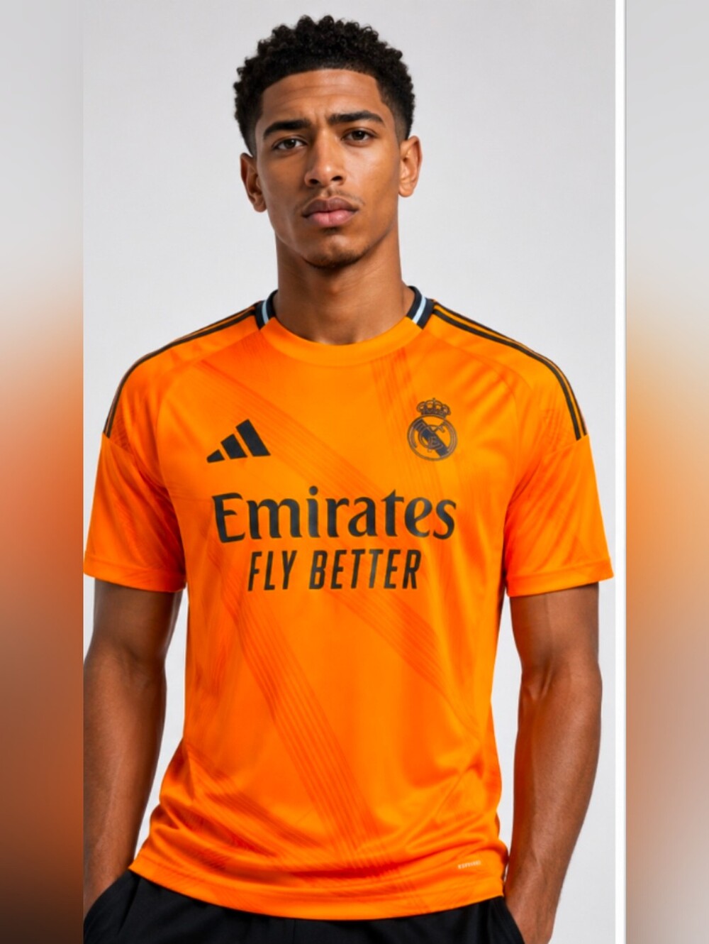 Adidas Real Madrid  Authentic Home Away Jersey Kit Slim Fit IU5013-210 Large